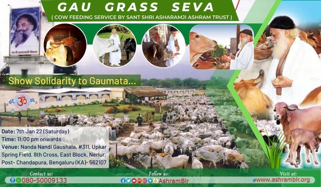Gaugrass Seva at Chandapura, Electronic city.